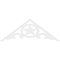 Ekena Millwork Pitch Austin Architectural Grade PVC Gable Pediment, 72"W x 27"H x 1"P (9/12) GPP072X027X100AUS - alternate 5